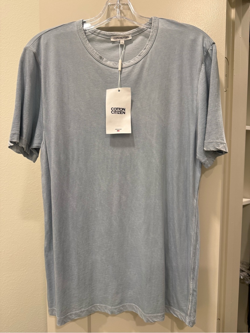 Cotton Citizen Pale Blue Short-Sleeve Crew Tee